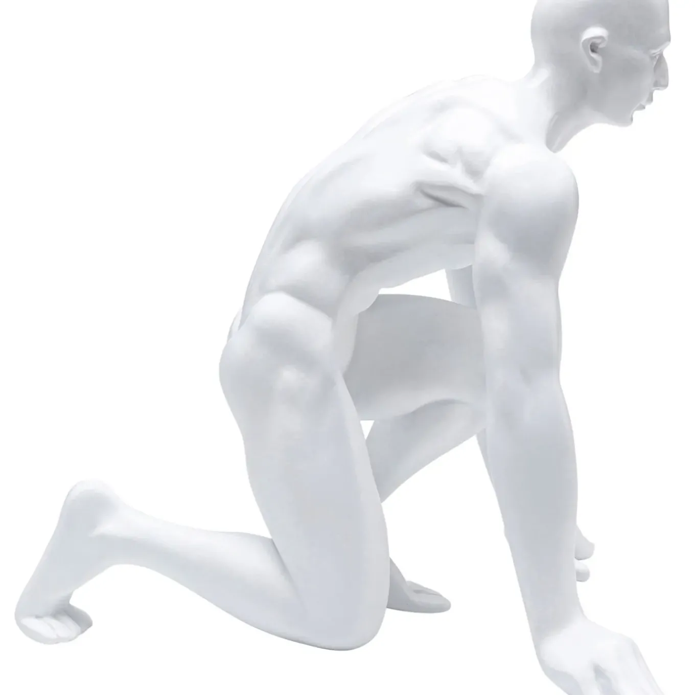 Figurine Décorative Runner Blanc 25Cm