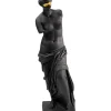 Figurine Décorative Sculpture Noir 48Cm