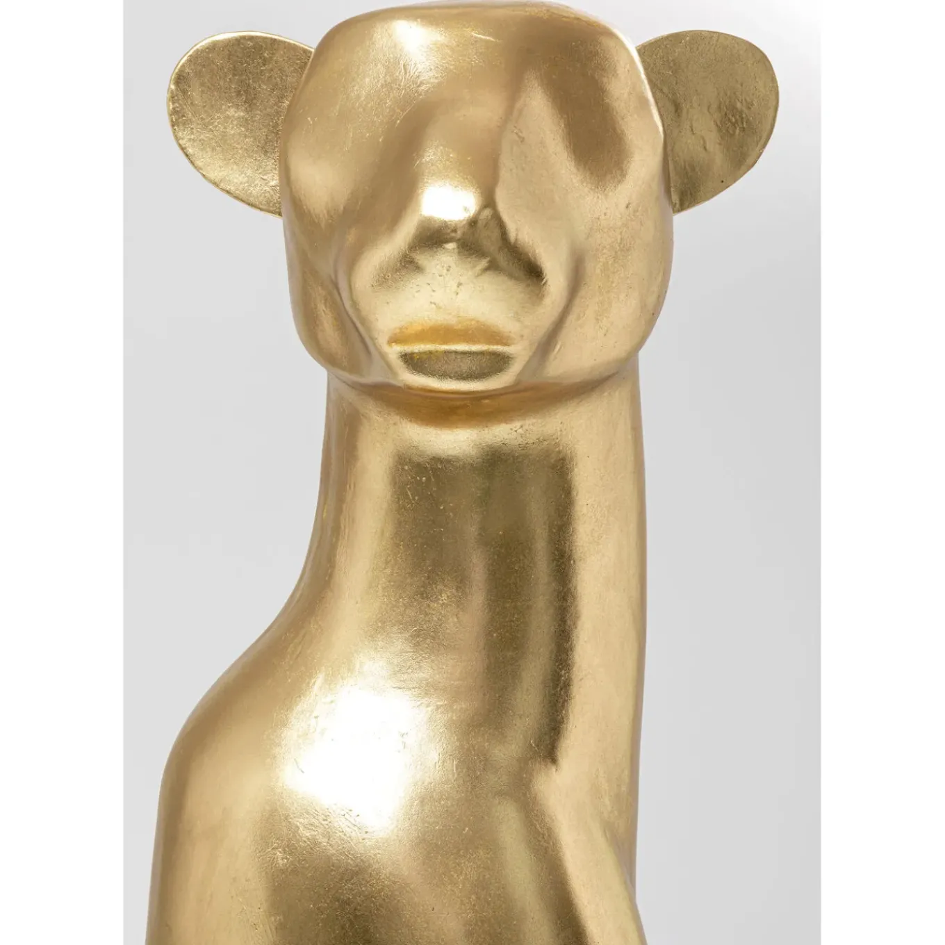 Figurine Décorative Sitting Leopard Dore 150