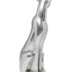 Figurine Décorative Sitting Leopard Argente 150