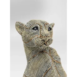 Figurine Décorative Sitting Leopard Pearls 42