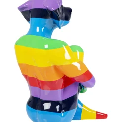 Figurine Décorative Sitting Dog Rainbow 173Cm