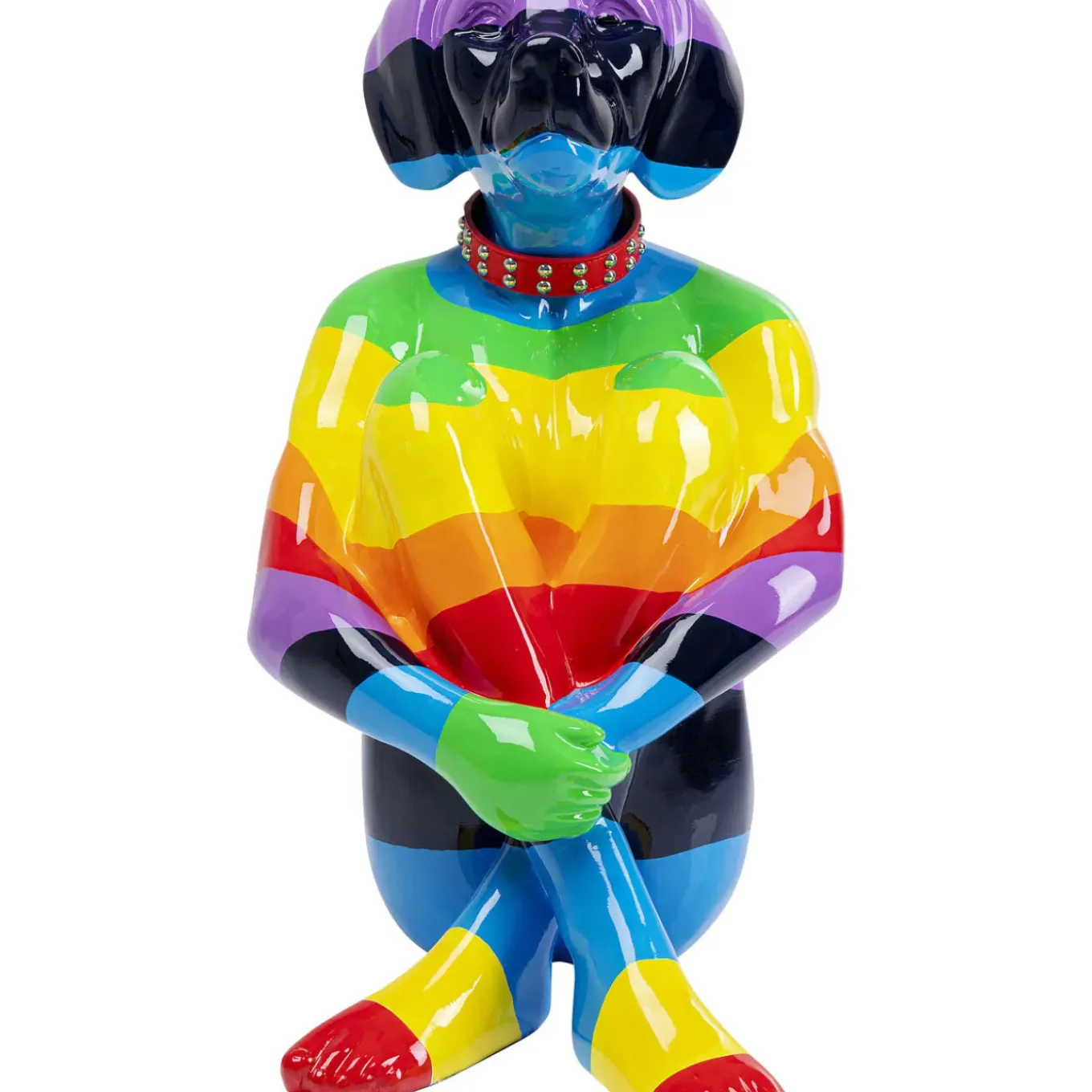 Figurine Décorative Sitting Dog Rainbow 80
