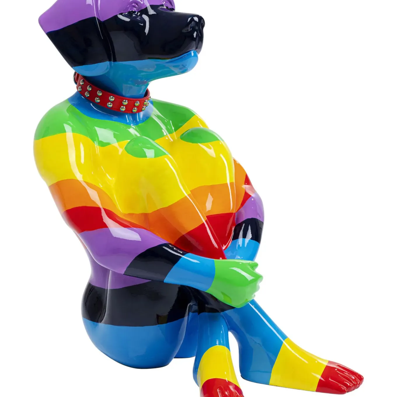Figurine Décorative Sitting Dog Rainbow 80