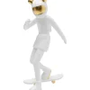 Figurine Décorative Skating Astronaut Blanc