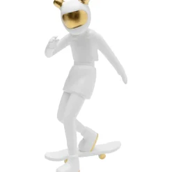 Figurine Décorative Skating Astronaut Blanc
