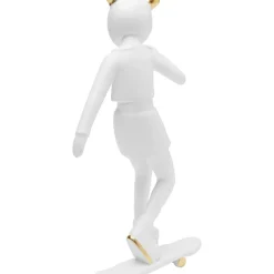 Figurine Décorative Skating Astronaut Blanc