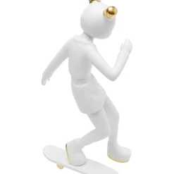 Figurine Décorative Skating Astronaut Blanc