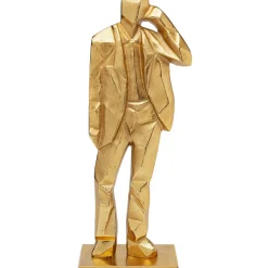 Figurine Décorative Standing Man Dore 62Cm