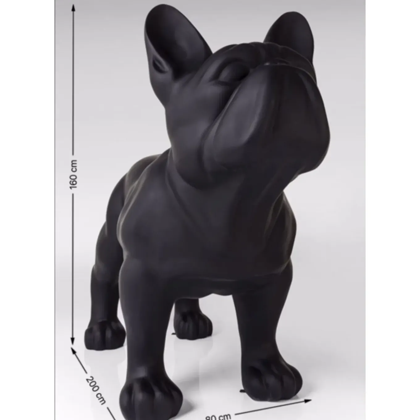 Figurine Décorative Toto Teen Xl Noir Mat