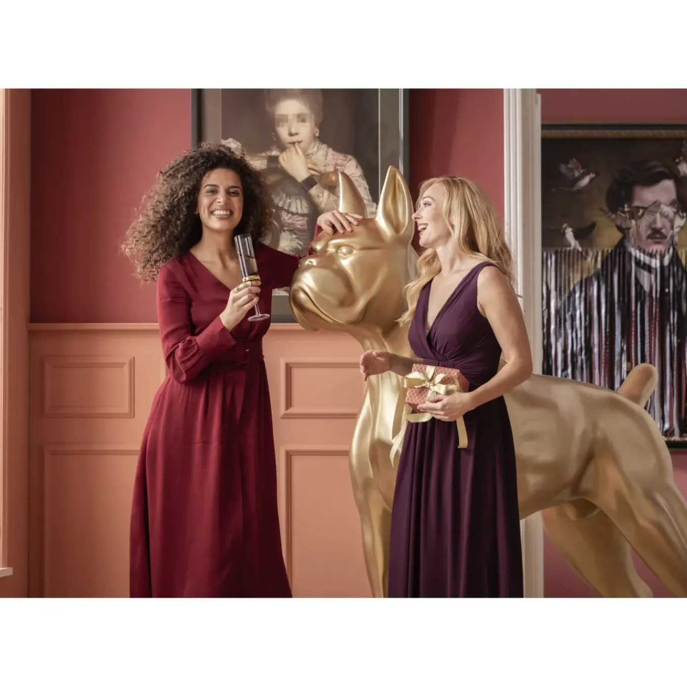 Figurine Décorative Toto Xl Gold 180 Cm