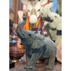 Figurine Décorative Walking Elephant Pearls