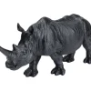 Figurine Décorative Walking Rhino Noir 56Cm