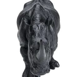 Figurine Décorative Walking Rhino Noir 56Cm