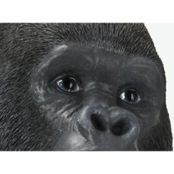 Figurine Décorativemonkey Gorilla Side Medium Noir