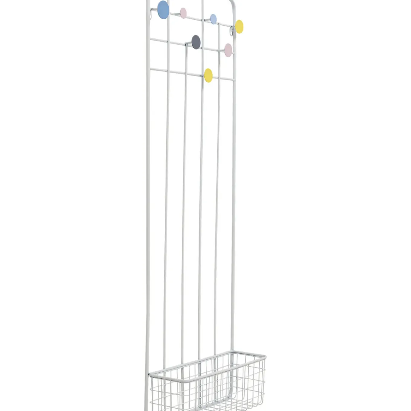 Garderobe Murale Derry Blanc 41Cm