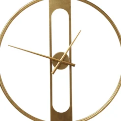 Horloge Murale Clip Gold O60Cm