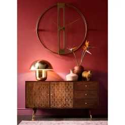Horloge Murale Clip Gold O107Cm