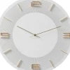 Horloge Murale Leonardo Blanc/Dore O49Cm