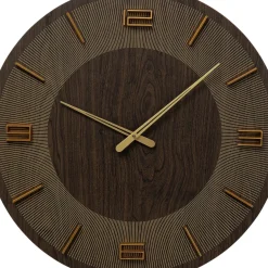 Horloge Murale Levi Marron O60Cm