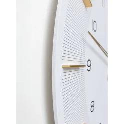 Horloge Murale Lio Blanc O60Cm