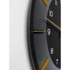 Horloge Murale Lio Noir O60Cm