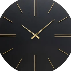 Horloge Murale Luca Noir O70Cm