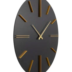 Horloge Murale Luca Noir O70Cm