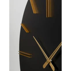 Horloge Murale Luca Noir O70Cm