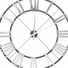 Horloge Murale Nevio Argente O95Cm