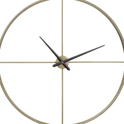 Horloge Murale Simple Pure Laiton O95Cm