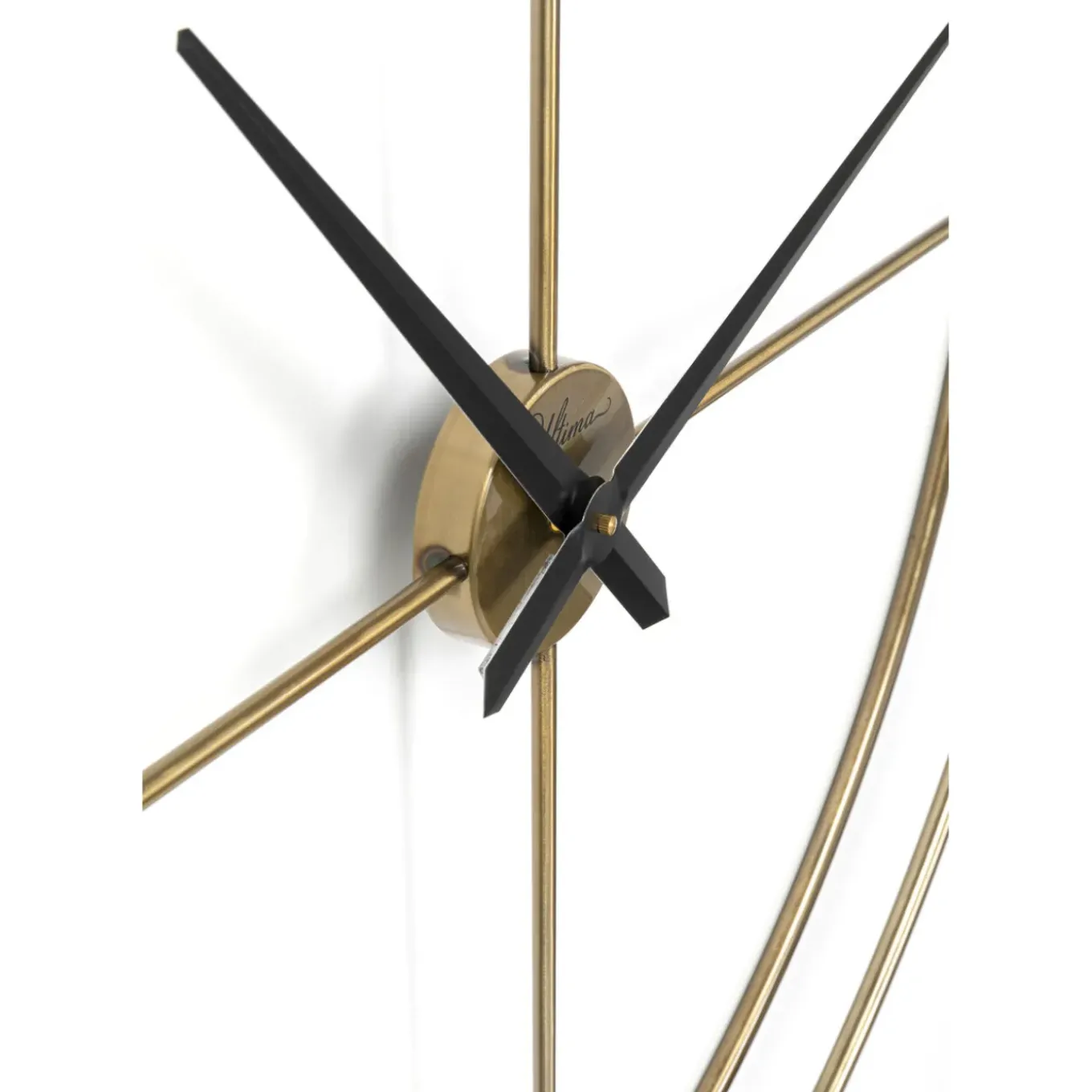 Horloge Murale Simple Pure Laiton O95Cm