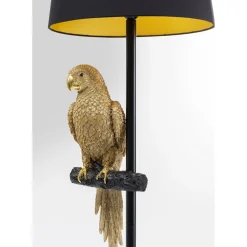 Lampadaire Animal Parrot Dore 176Cm