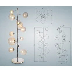 Lampadaire Balloon Smoke 12
