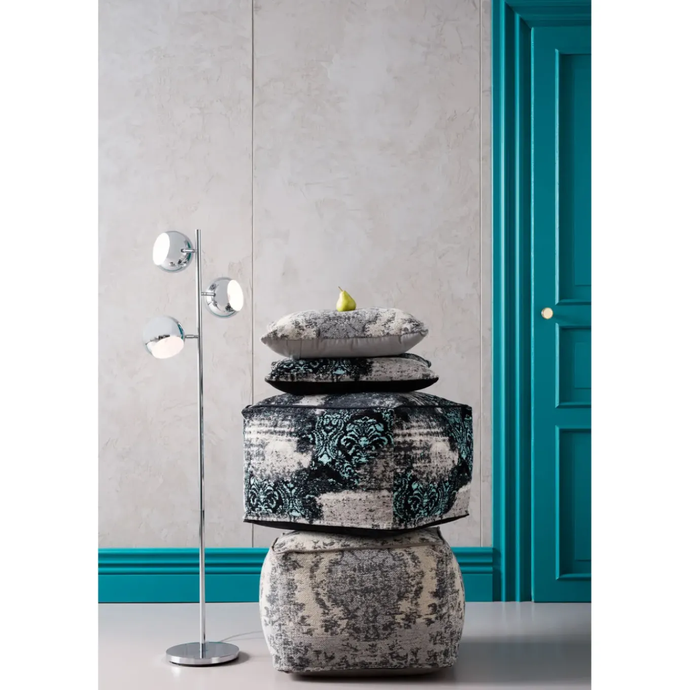 Lampadaire Calotta Chrome