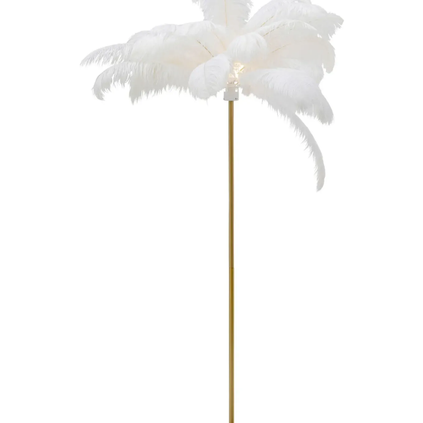 Lampadaire Feather Palm Blanc 165Cm