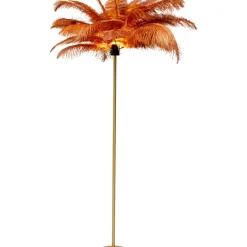 Lampadaire Feather Palm Rusty Red 165Cm