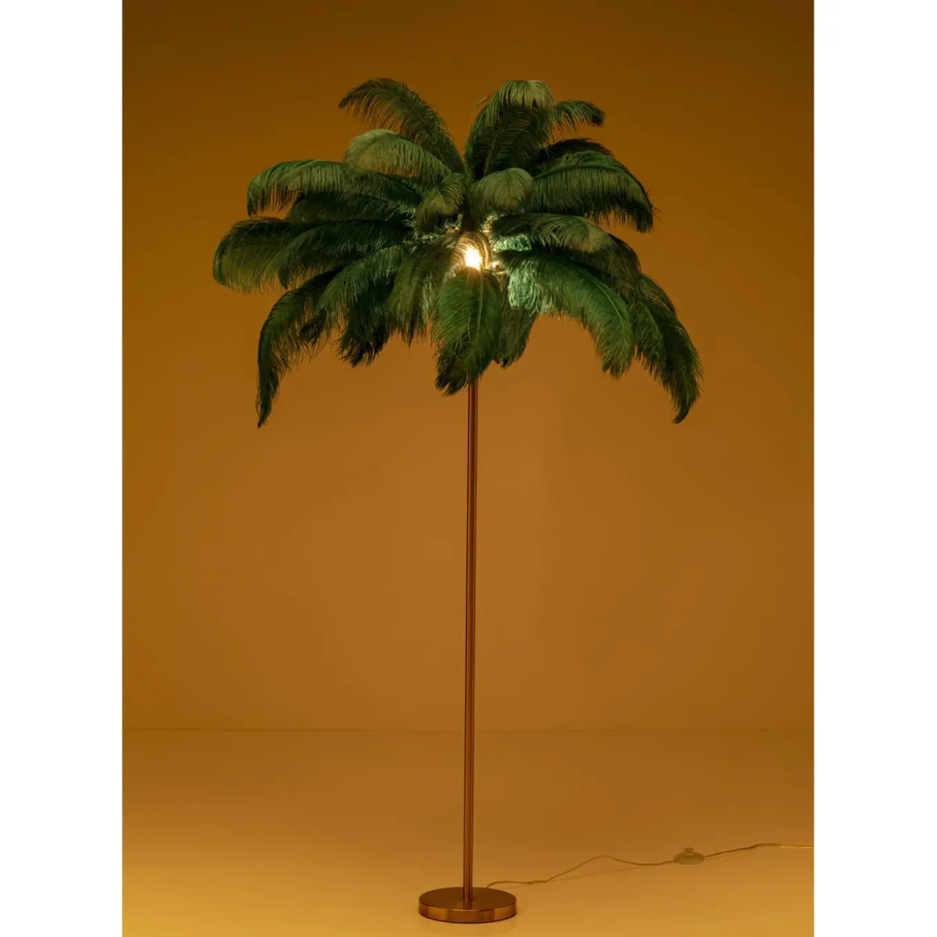Lampadaire Feather Palm Vert 165Cm