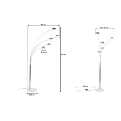 Lampadaire Five Fingers