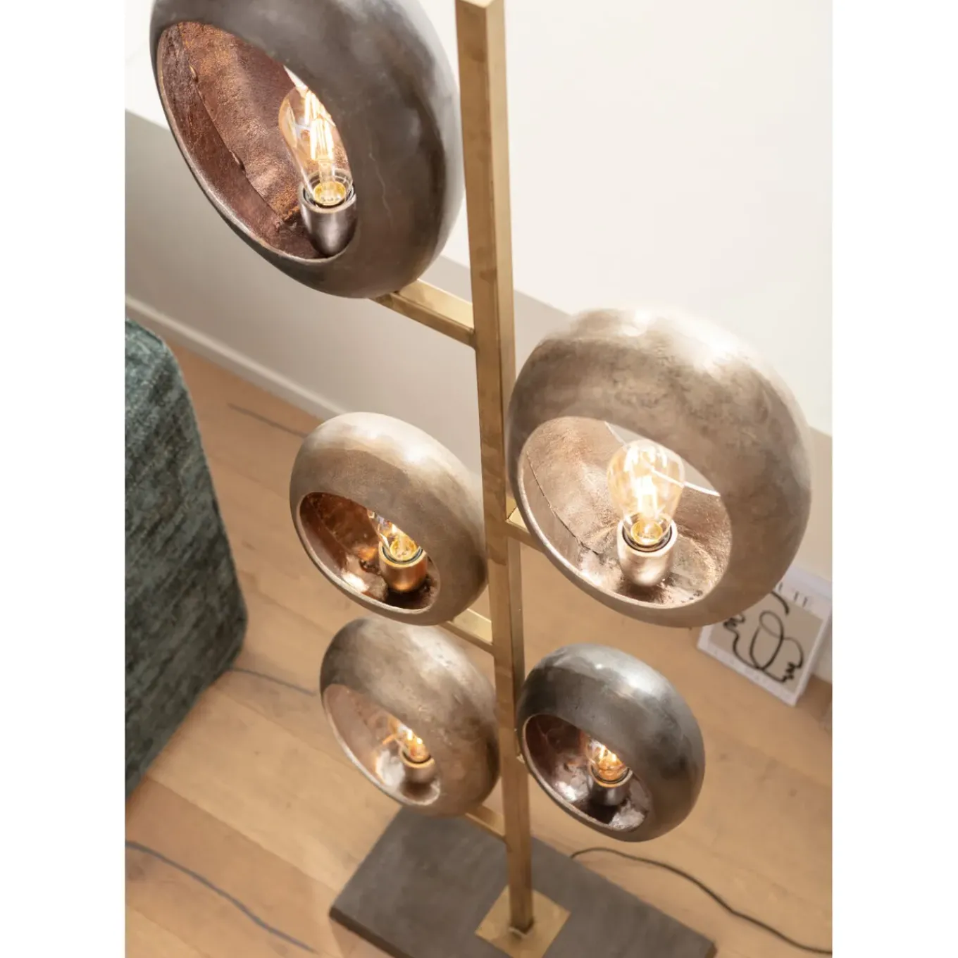 Lampadaire Five Loops 173Cm