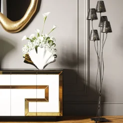 Lampadaire Flexible Noir Cinque