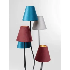 Lampadaire Flexible Velours Noir Cinque