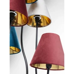 Lampadaire Flexible Velours Noir Cinque