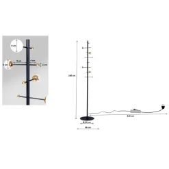 Lampadaire Trapez