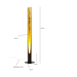 Lampadaire Tube Duo Led