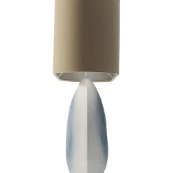 Lampe A Poser Agate Bleu 57Cm