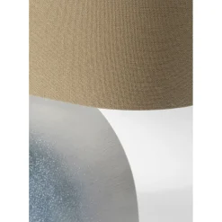 Lampe A Poser Agate Bleu 57Cm