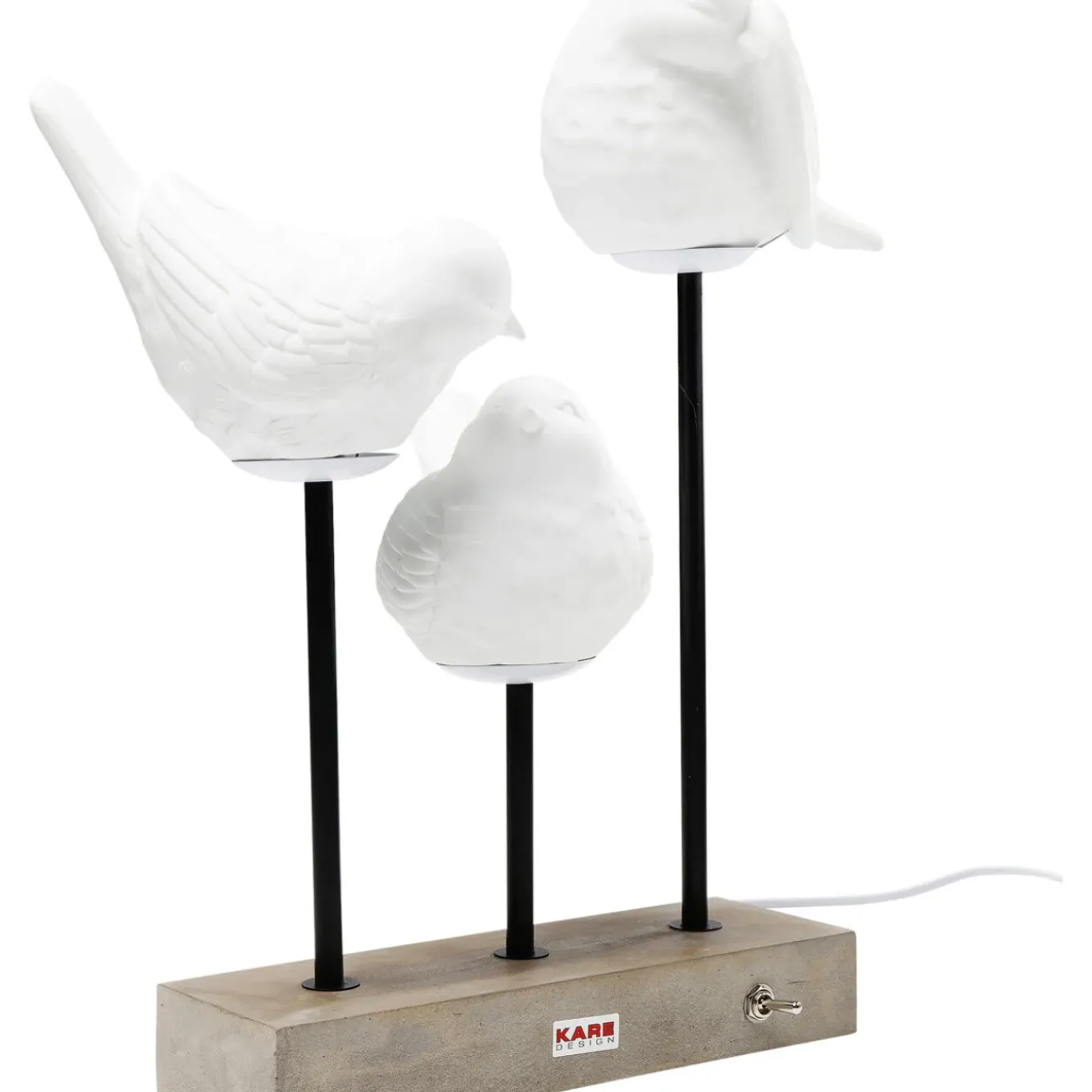 Lampe A Poser Animal Birds Led 52Cm