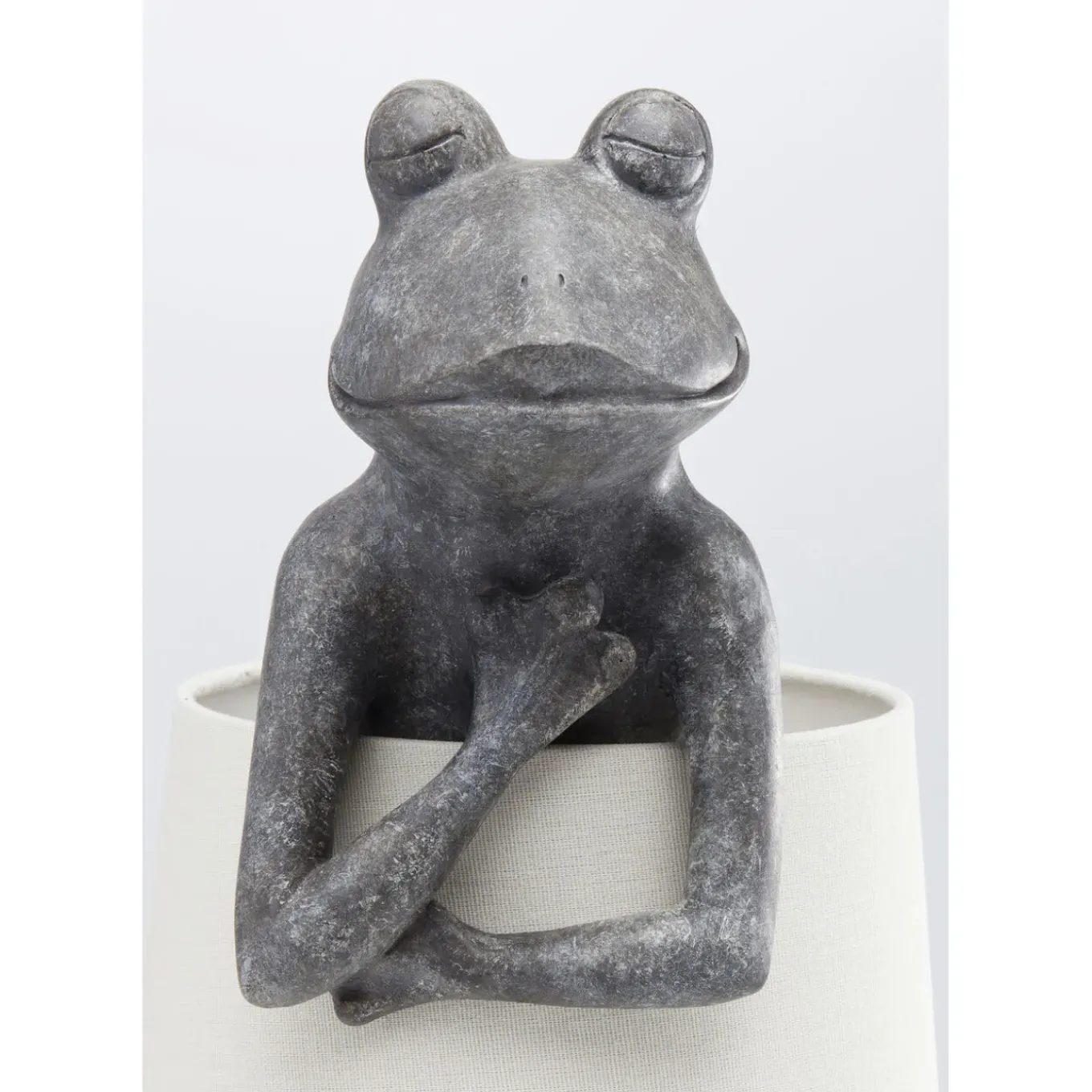 Lampe A Poser Animal Frog Gris