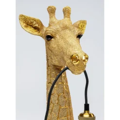Lampe A Poser Animal Giraffe Dore 50Cm